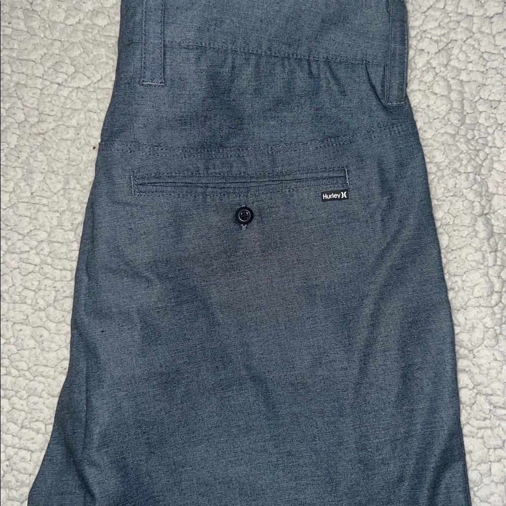 Hurley Dark Gray Flat Front Shorts - Picture 4 of 7